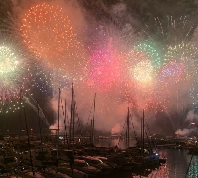 feux d'artifice d'aout frejus
