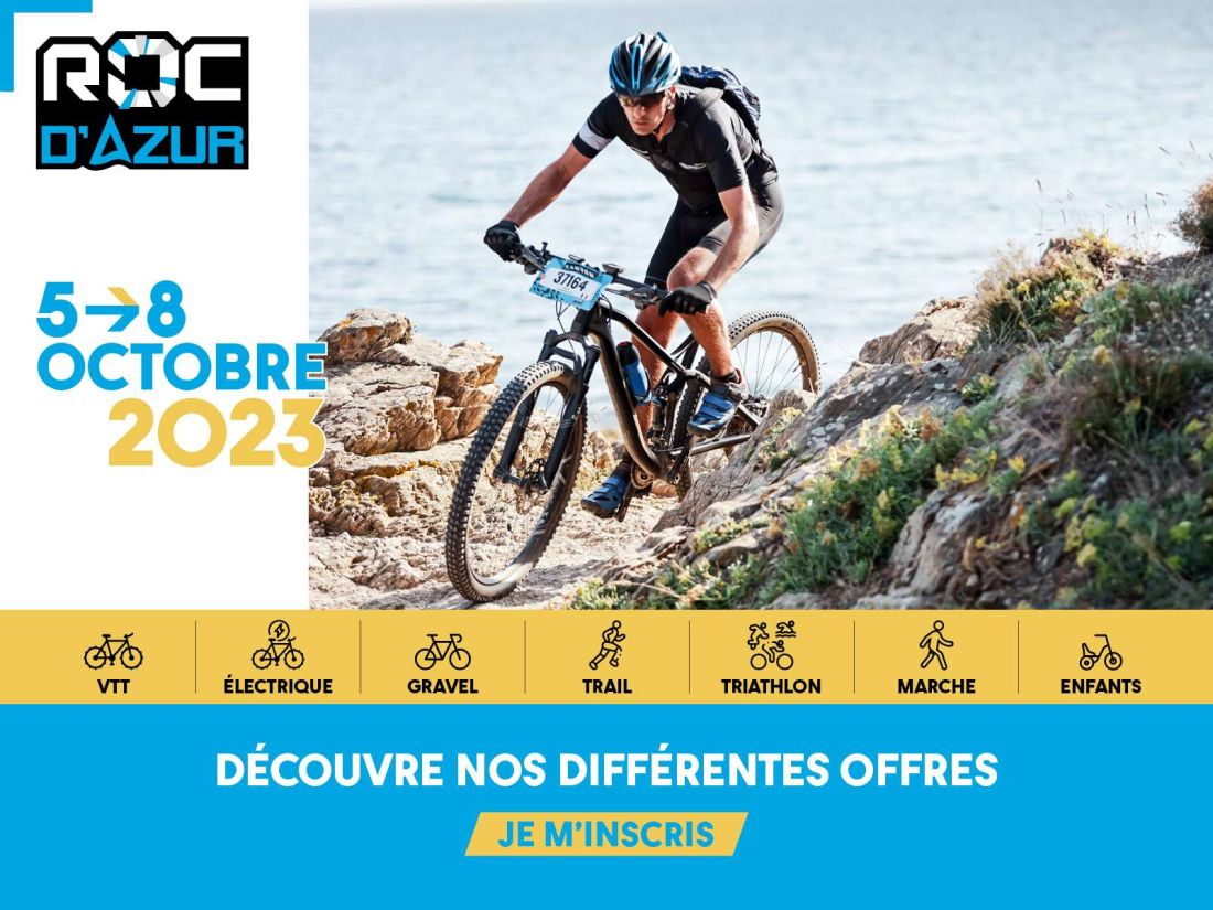 The meeting place for mountain bike enthusiasts: Le Roc d'Azur !