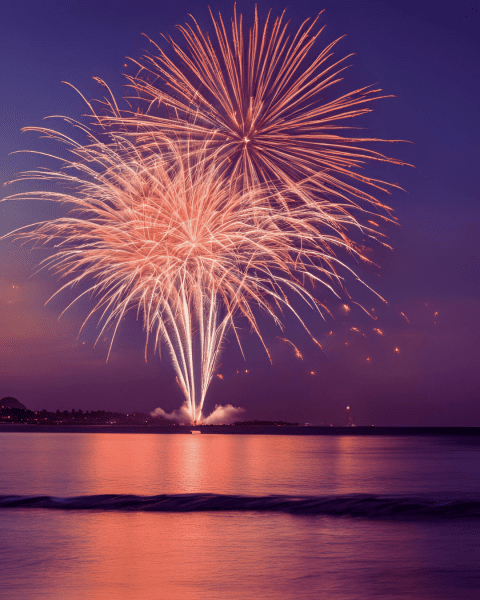 feux d'artifice été 2024 Fréjus